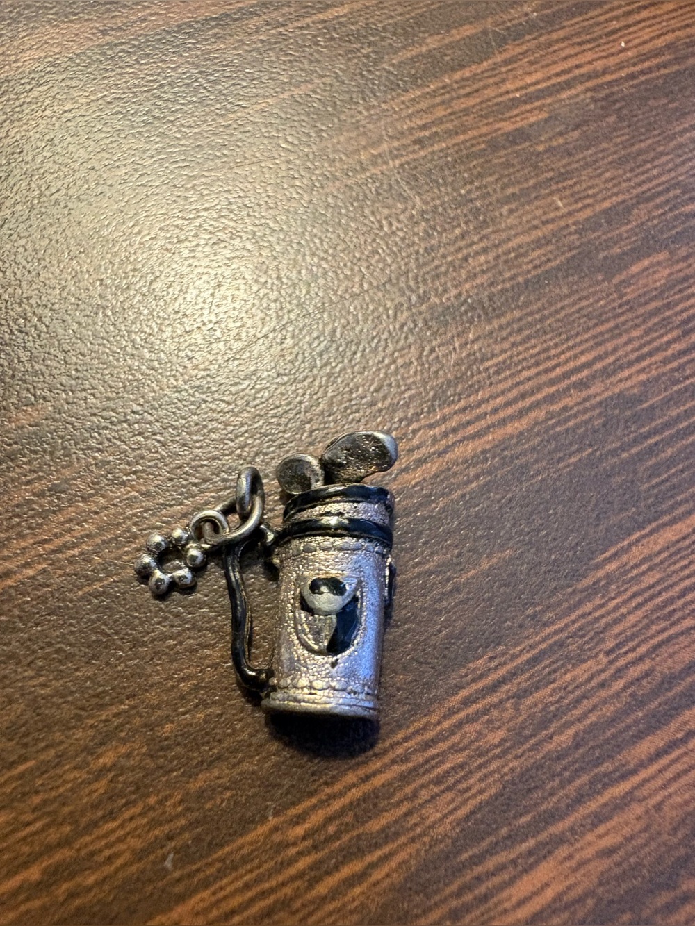 Silver Golf Bag Charm - Unbranded